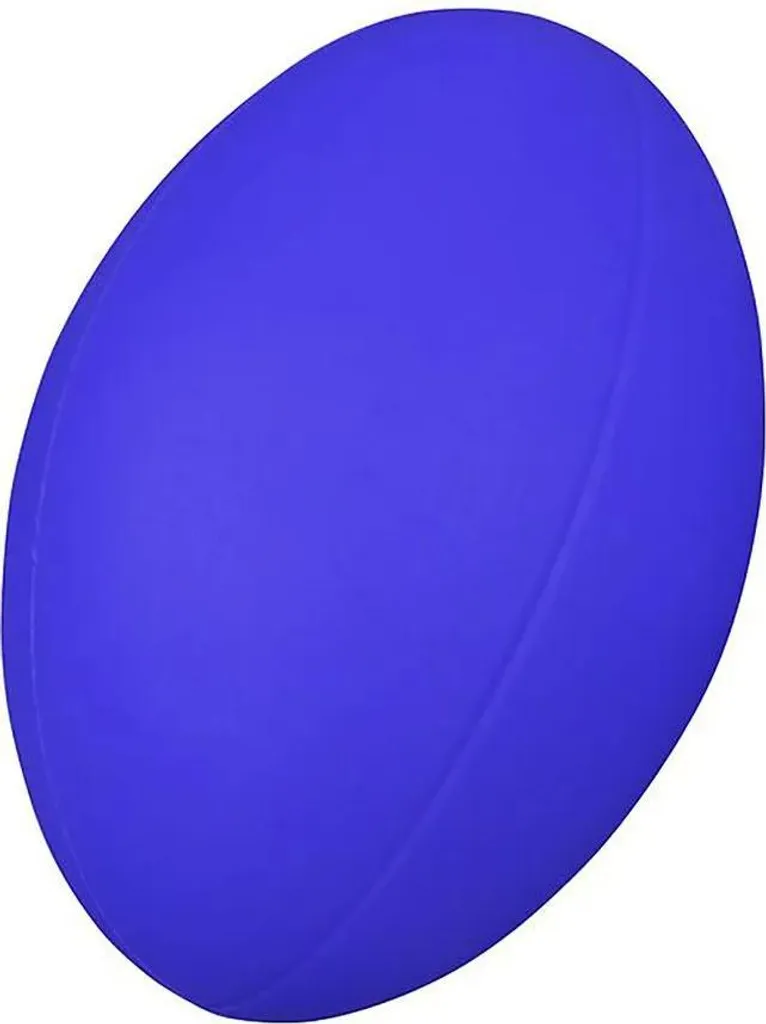 Ballon rugby mousse bleu taille 3 : fini la peur des chocs au match