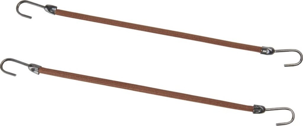 Efalock Haarbinder 10cm braun 12 Stück