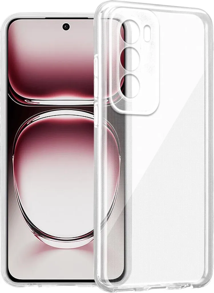 Custodia Cadorabo per OPPO Reno 12 Pro Custodia in silicone per telefono cellulare, realizzata con [tecnologia che non ingiallisce mai], resistente ai graffi e antiurto, copertura protettiva COMPLETAMENTE TRASPARENTE