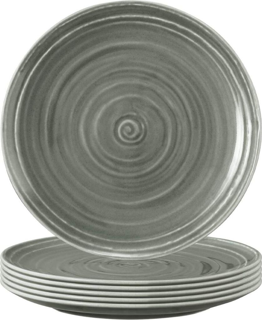 Seltmann Weiden Terra Brotteller ø 17,7 cm perlgrau 6er Set