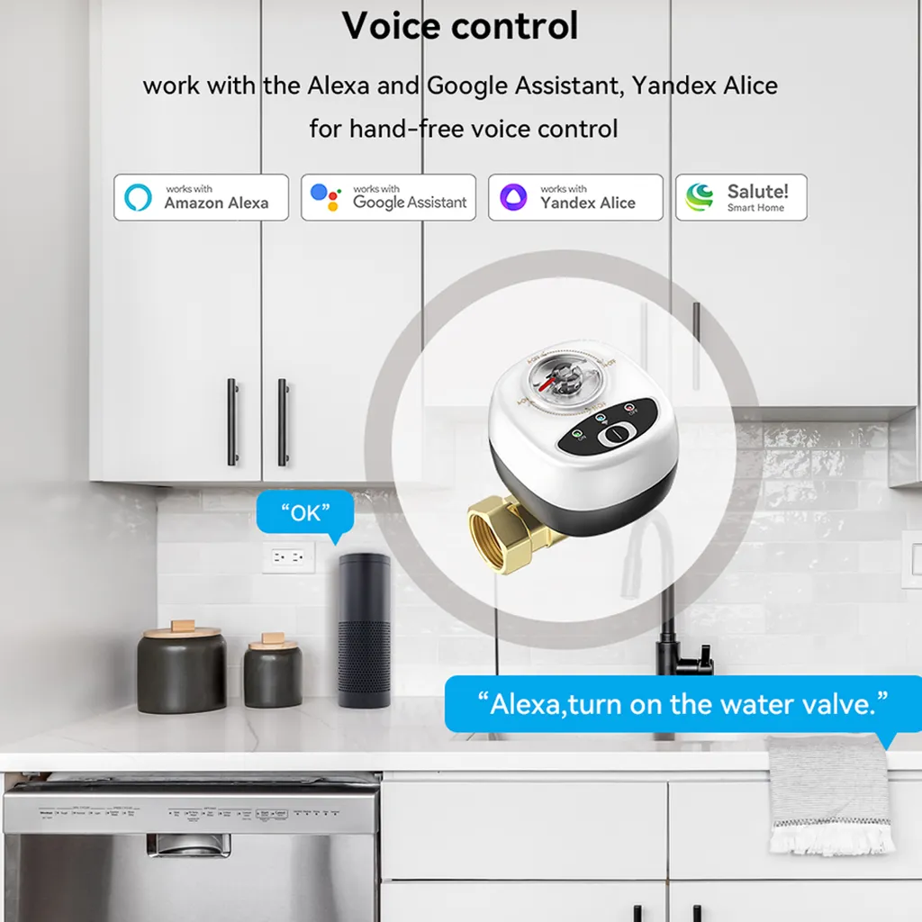 Vanne d'eau connectée WiFi IP65 programmable pour domotique extérieure - 3