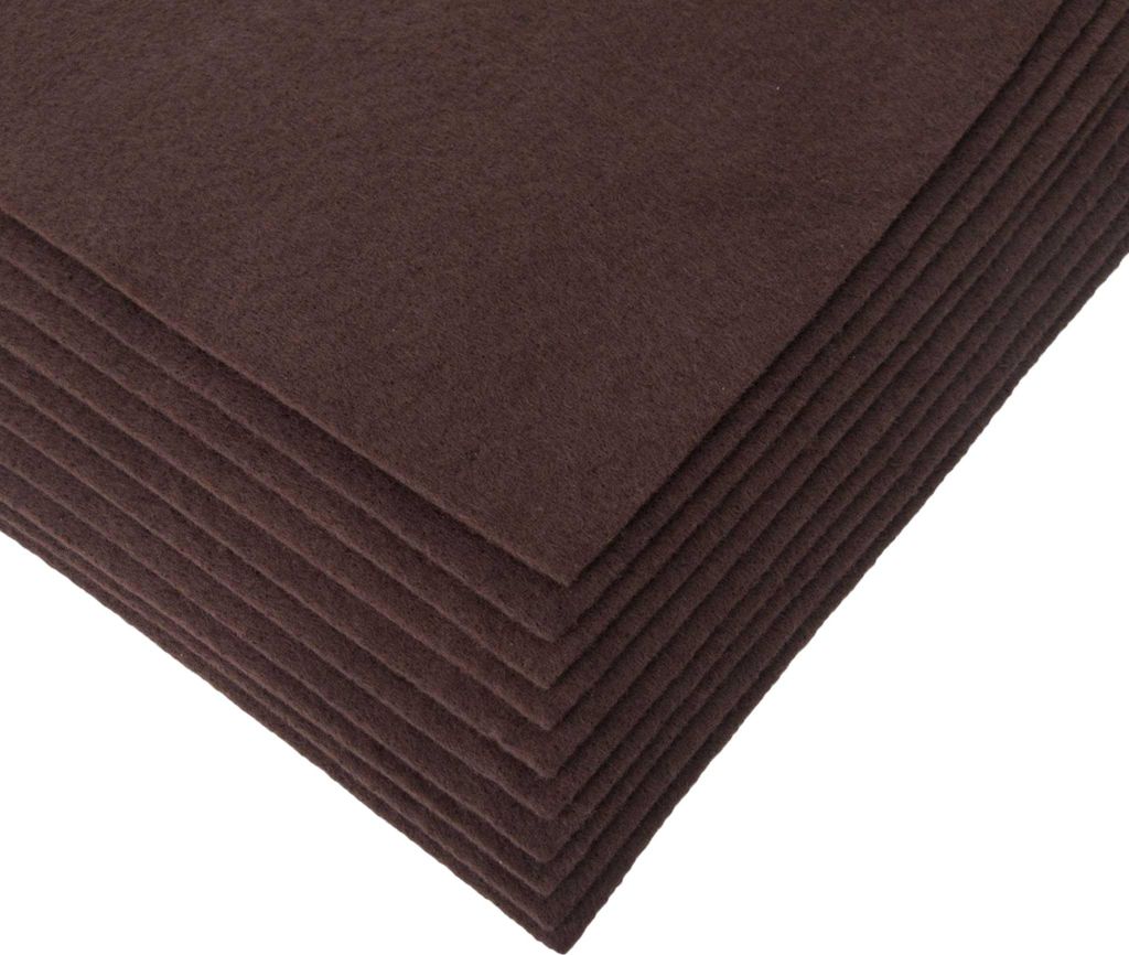 Bastelfilz Bögen 10er-Pack flex Filz A4, Stärke 1,5-2mm, Filzplatte, 50 Farben