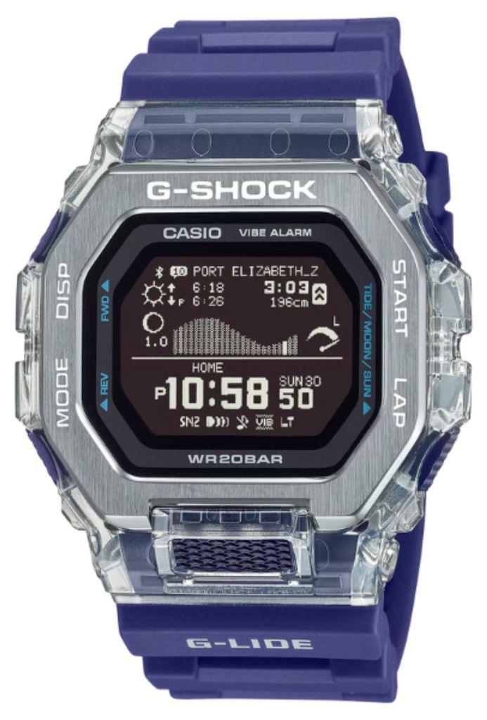 CASIO Uhr G-Shock G-Lide blau-transparent GBX-100S-2ER Produktbild 