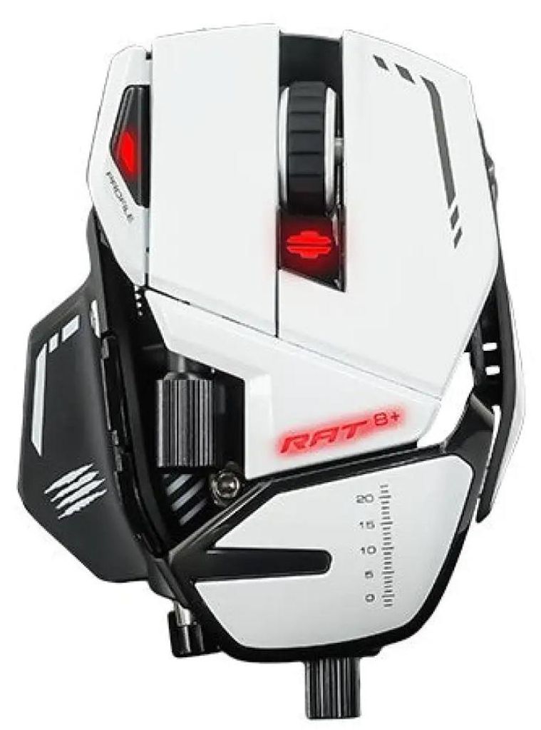 Mad Catz RAT 8+ WHITE Mouse Immagine del prodotto 