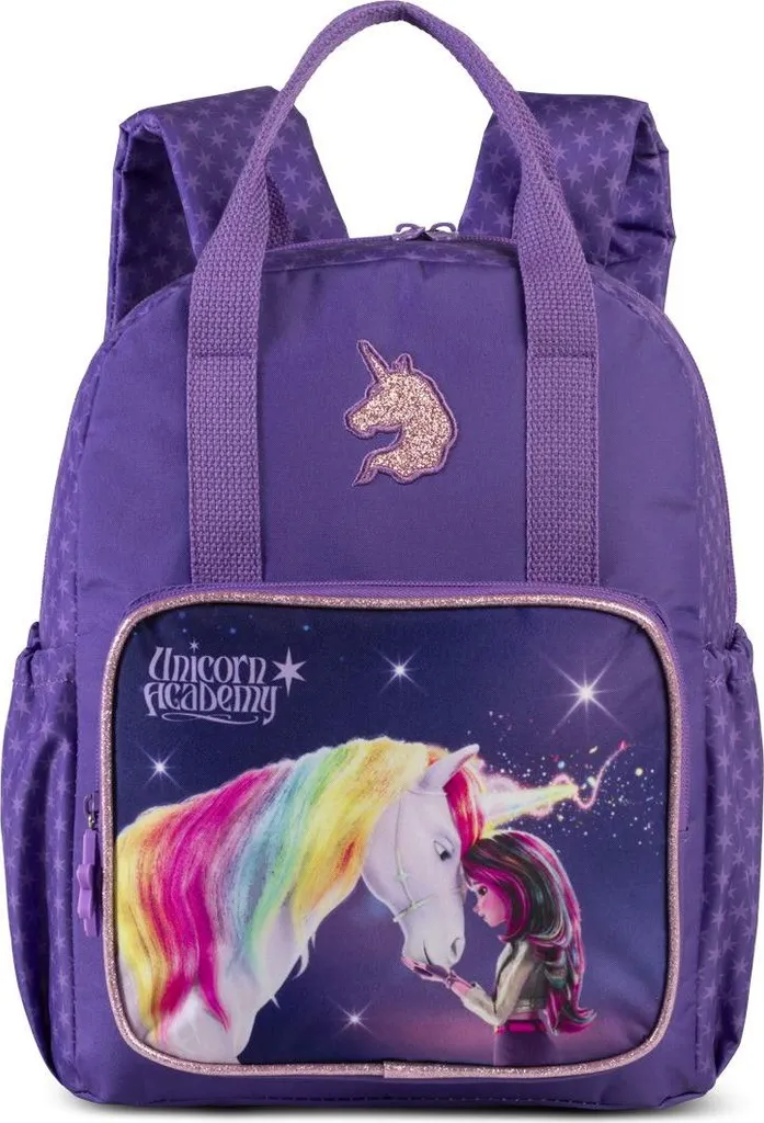 Zaino per bambini Unicorn Academy: viola/lilla