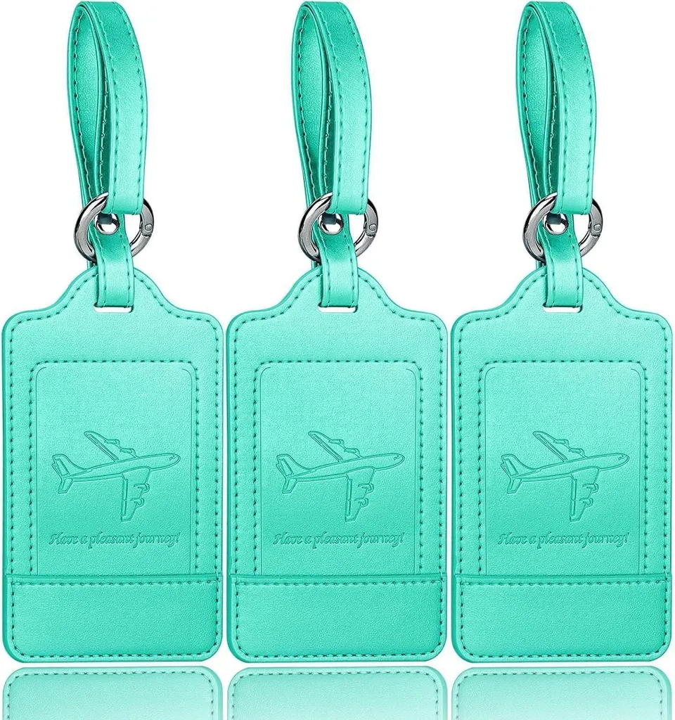 Lot de 3 Étiquettes de Valise Idéal pour Voyage en Famille et Vacances