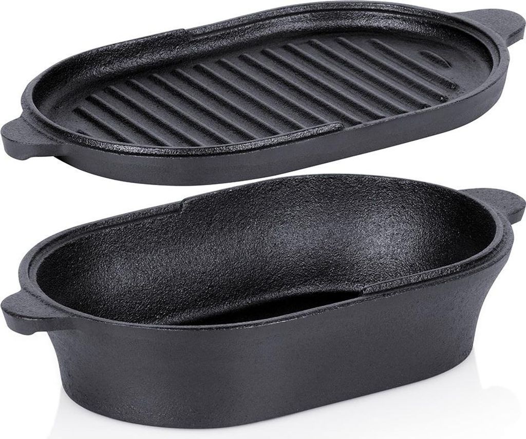 Forno olandese in ghisa con coperchio, 2 in 1, 28x16 cm, Immagine del prodotto 