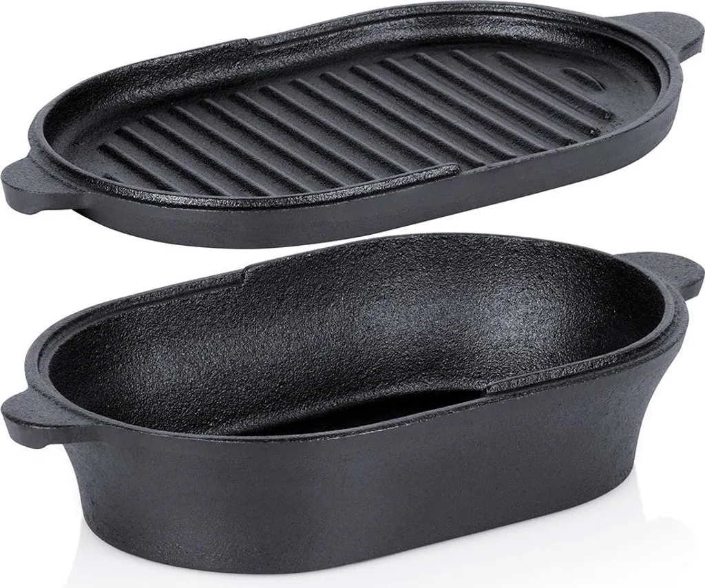 Cocotte fonte 2 en 1 contre le manque de place - Cuisson saine 1,2L