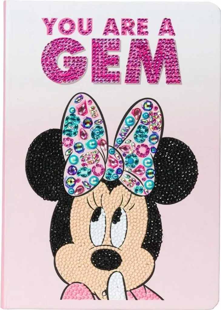 Carnet de notes Minnie Mouse Crystal Art EPEE en mosaïque de cristal