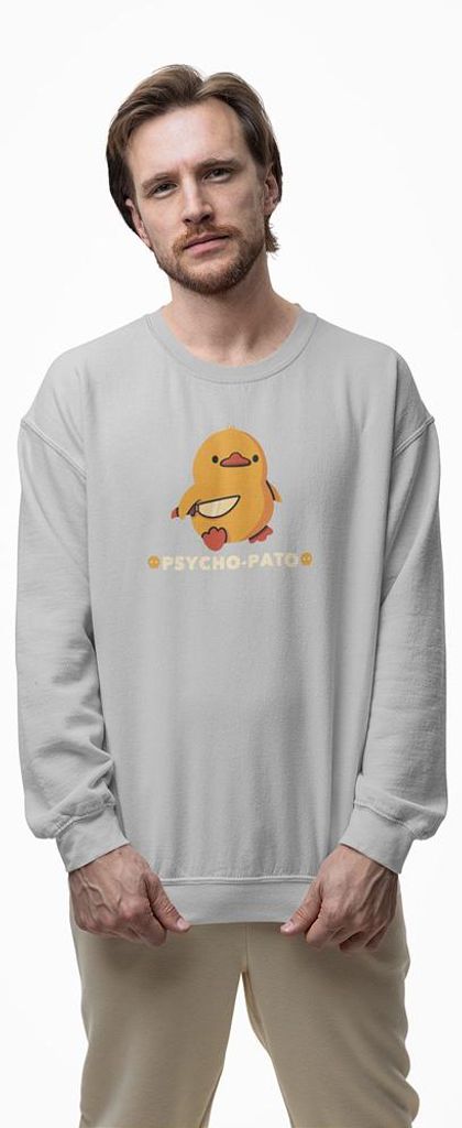 D&B Design Uni Pullover SWEB00023 Spycho Pato HellGrau-Größe XL