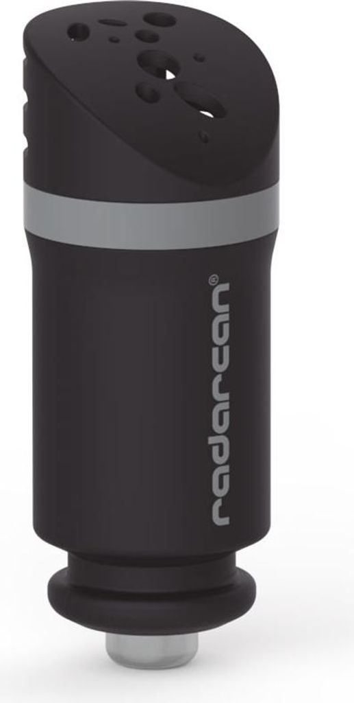 A product shot of a car air purifier.
