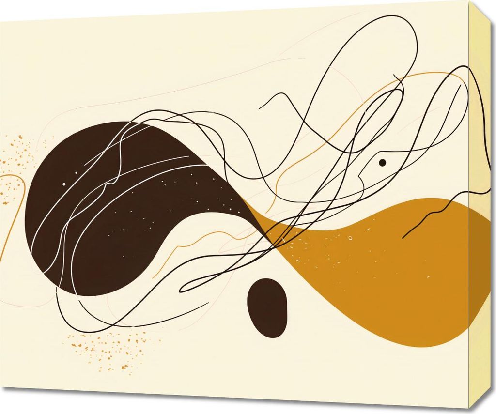 Bild 60x50cm Symphonie von Linien und Formen