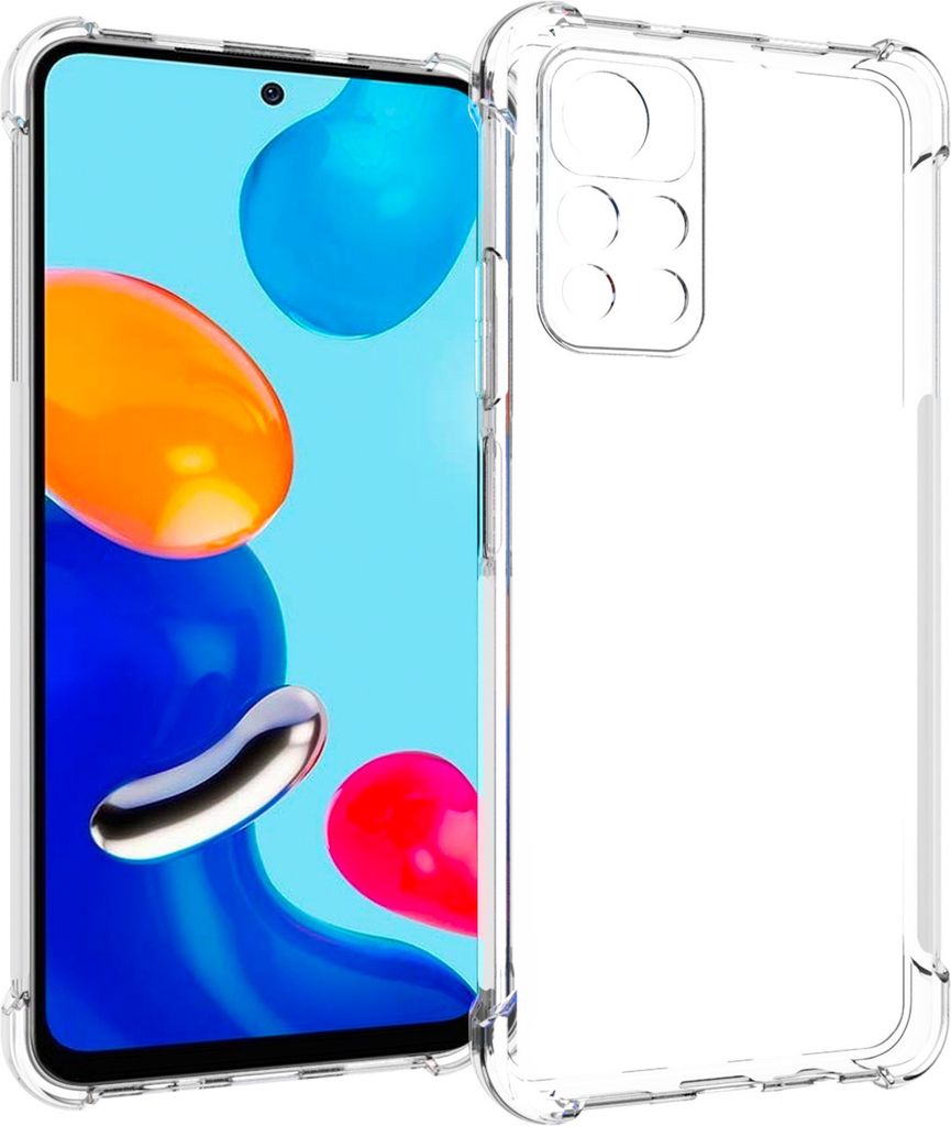 iMoshion Handy Hülle für Xiaomi Redmi Note 11S (4G)/Xiaomi Redmi Note 11 (4G) - Silikon Anti Shock - Transparent