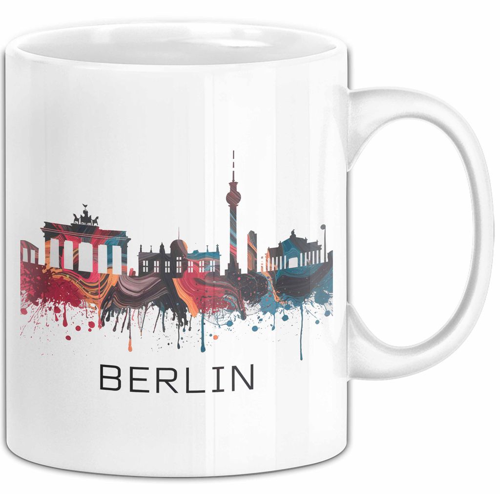 Deutschland Berlin Tasse Geschenk Lustige Geschenkidee Spruch (Weiß)