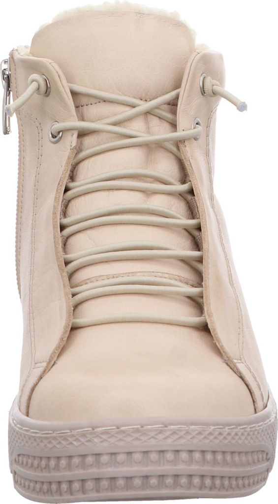 Gemini Damen Stiefelette mit Gummizug in Schnüroptik und Plateausohle 344017-02, Größe:41 EU, Farbe:Beige