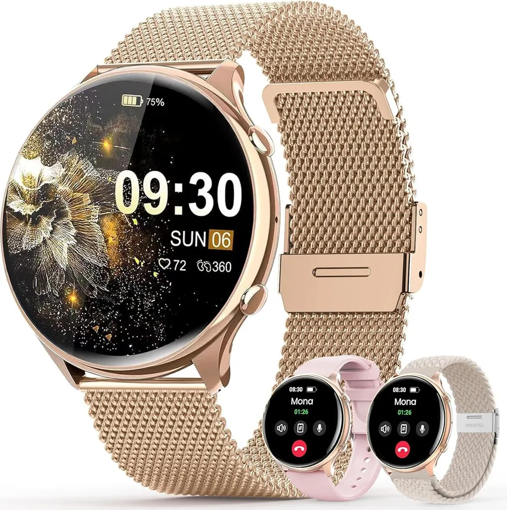Orologio Smartwatch Donna IP67 Impermeabile - 120 Sport e Cardio SpO2