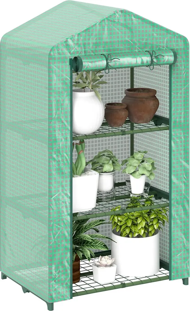 Petite Serre pour Semis de Printemps - Serre de Jardin pour Balcon et Potager