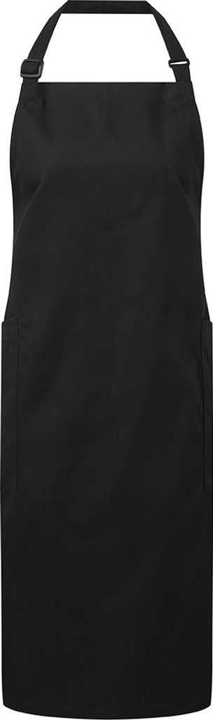 Premier - Schürze "Organic Fairtrade Certified", recyceltes Material PC4370 (Einheitsgröße) (Schwarz)