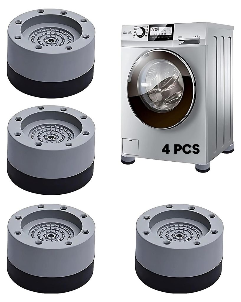 Tlmiace podložky pod práčku - Typ2/4ks KP36842 Obrázok produktu 