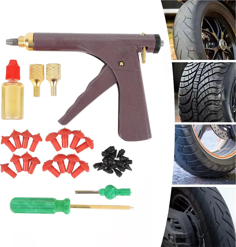 Crevaison moto ? Kit réparation pneu Plugger - Solution sans écouvillon