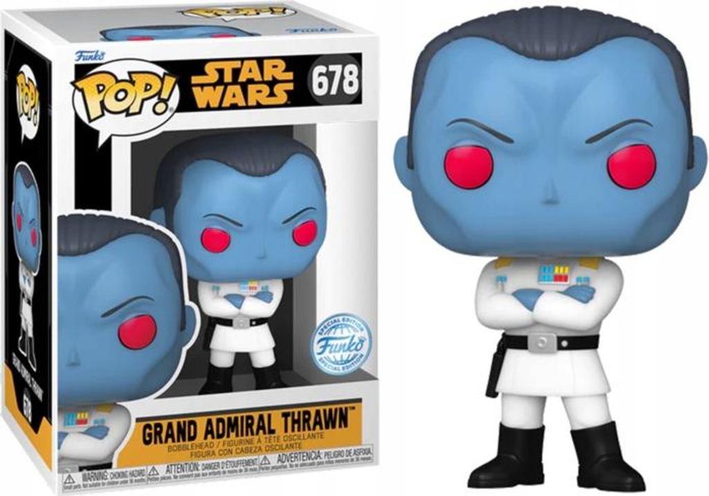 Statuetta Funko POP Star Wars 678 Grand Admiral Thrawn Immagine del prodotto 