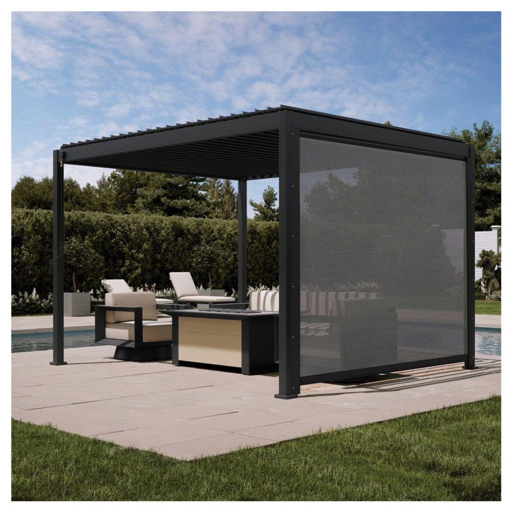 MIRADOR Pergola 88 Basic 3x3,6 m & Seitenrollo 3 m Produktbild 