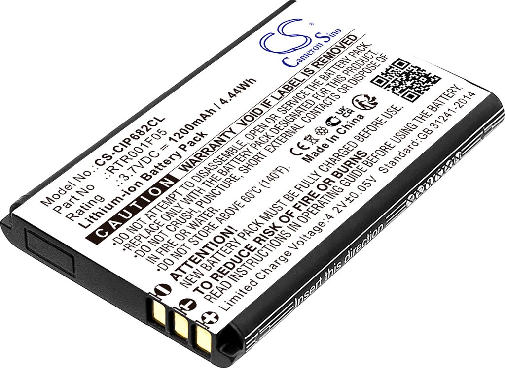 TECHTEK Akku Kompatibel mit [Cisco] CP6825-3PC-K9, IP DECT Produktbild 