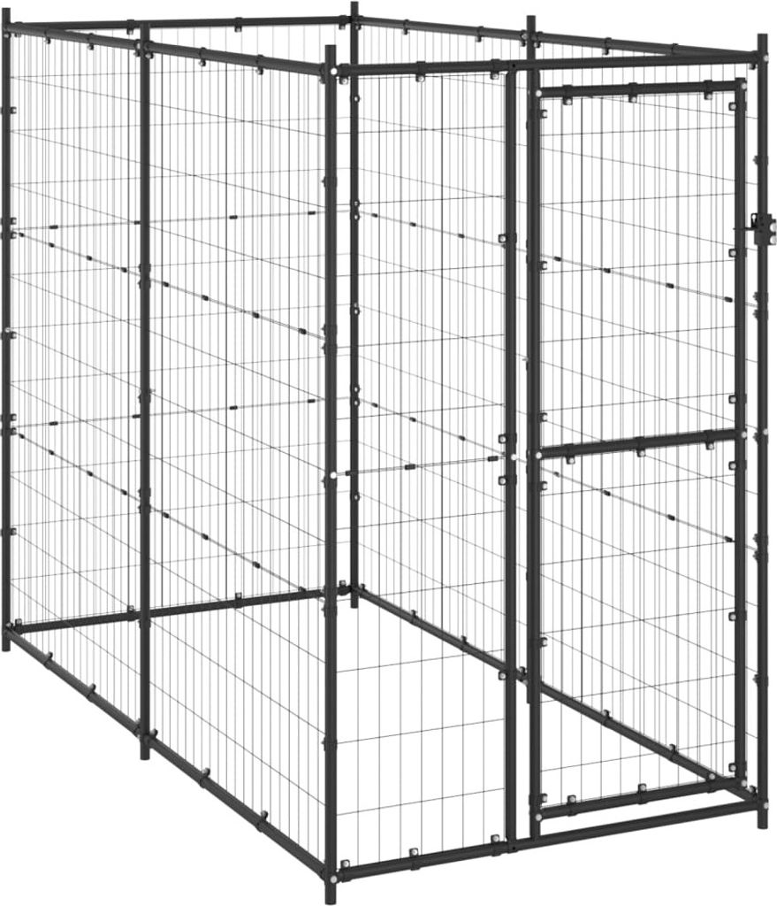 Outdoor-Hundezwinger Stahl 110x220x180 cm , Sonstiges Hundezubehör Design 2024
