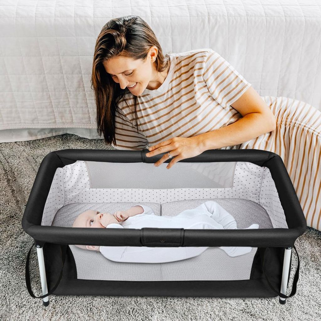 2 in 1 Klappbar Reisebett Baby,Reisebett Baby mit Produktbild 