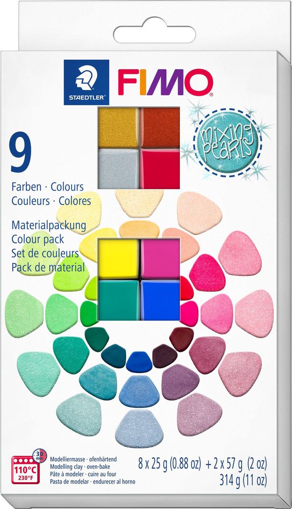 FIMO Modelliermasse-Set "Mixing Pearls" 10er Set