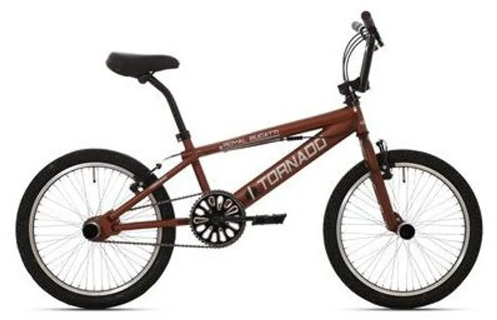 Vélo Freestyle Tornado 20 pouces Marron Mat : Anti-chocs et Ultra Agile