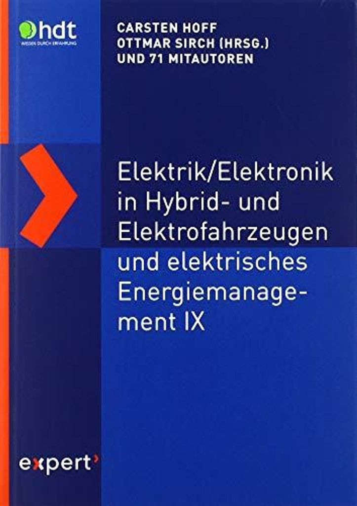 Elektrik/Elektronik in Hybrid- und Elektrofahrzeugen und elektrisches Energiemanagement IX