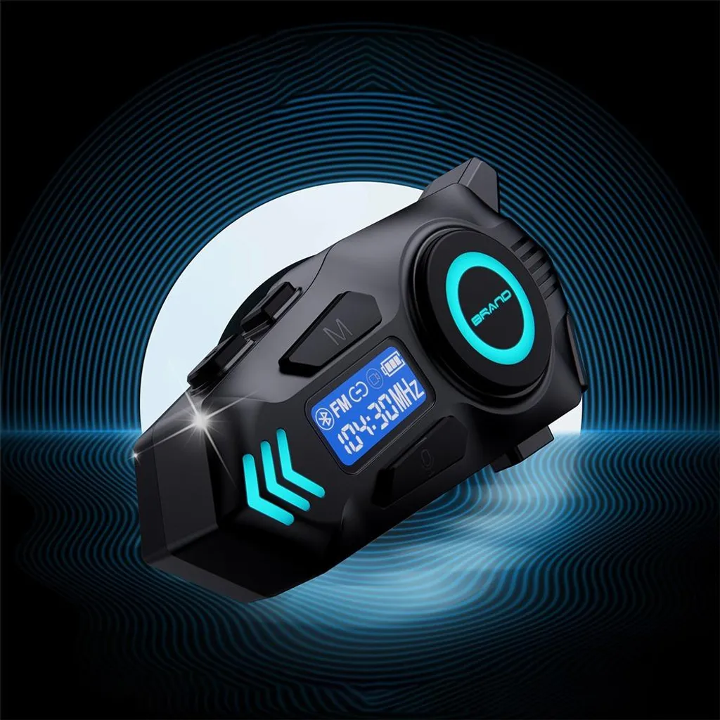 Kit Mains Libres Bluetooth pour Casque Moto avec Micro et Son Stéréo INF - 4
