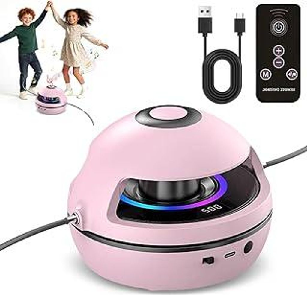 Dandin Springseilmaschine, Elektronische Springseil Mit Bluetooth & LED-Display-ZäHlere, Intelligente Smart Jump Rope Machine, 1-10 Geschwindigkei...