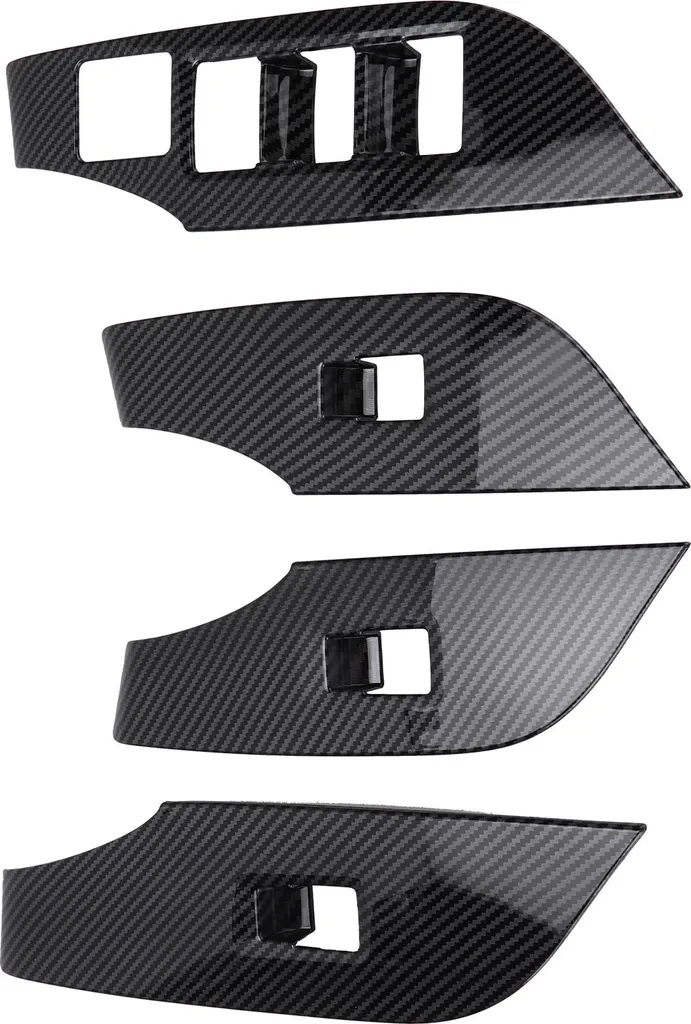 Cache Panneau de Commande de Vitre Style Carbone pour RAV4 2019-2021