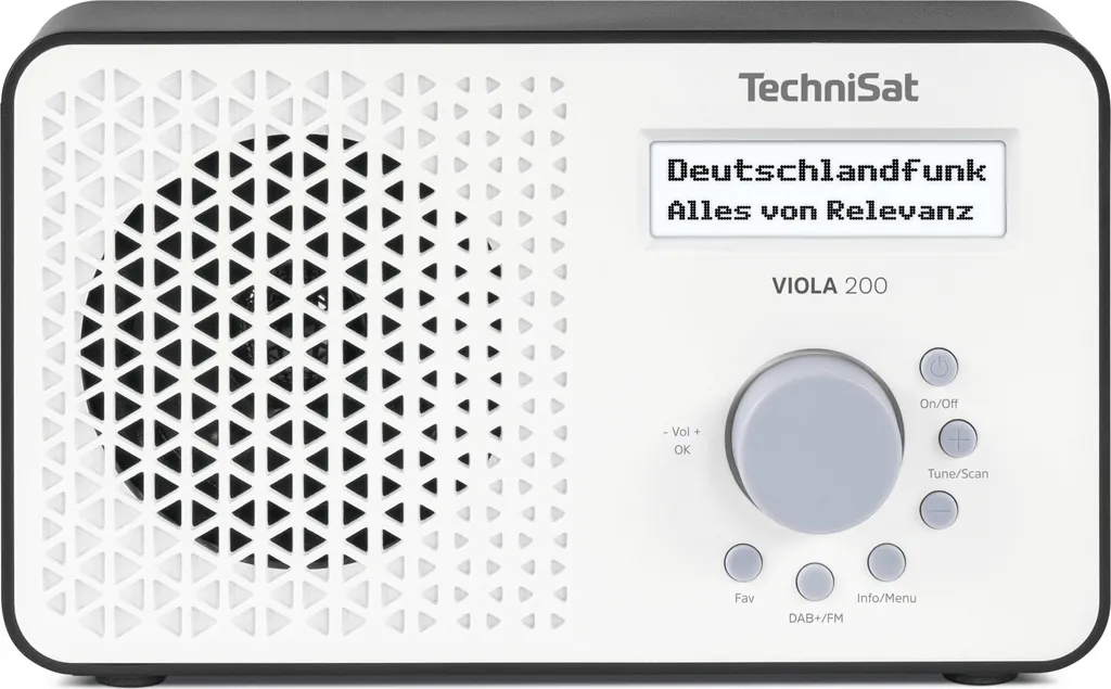 TechniSat 0000/2936 Radio Portable Numérique DAB+ et FM - Noir Compact