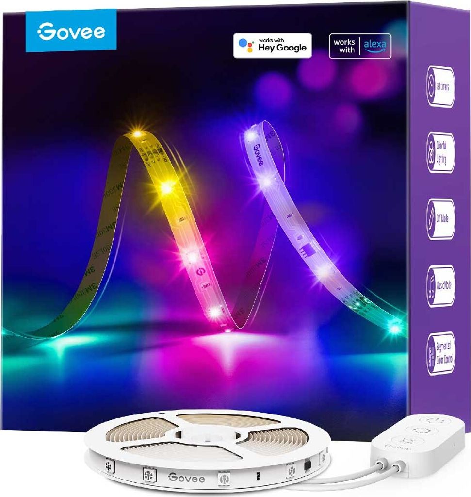 Govee H618A, Intelligenter Leuchtstreifen, Wi-Fi/Bluetooth, Produktbild 