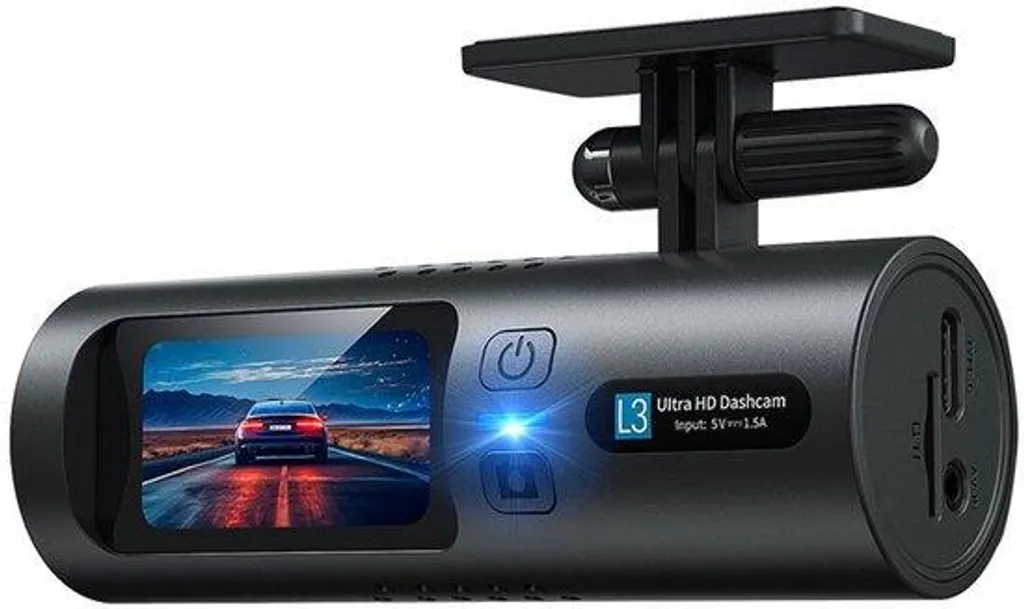 Dashcam 2K avec WiFi et Double Caméra Intérieure pour Voiture - S12