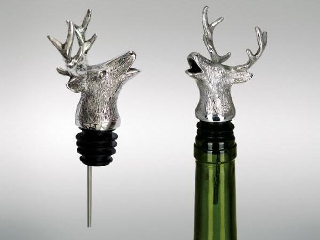 Flaschenausgießer Hirsch Ø 3,0 cm x H 6,5 cm Produktbild 