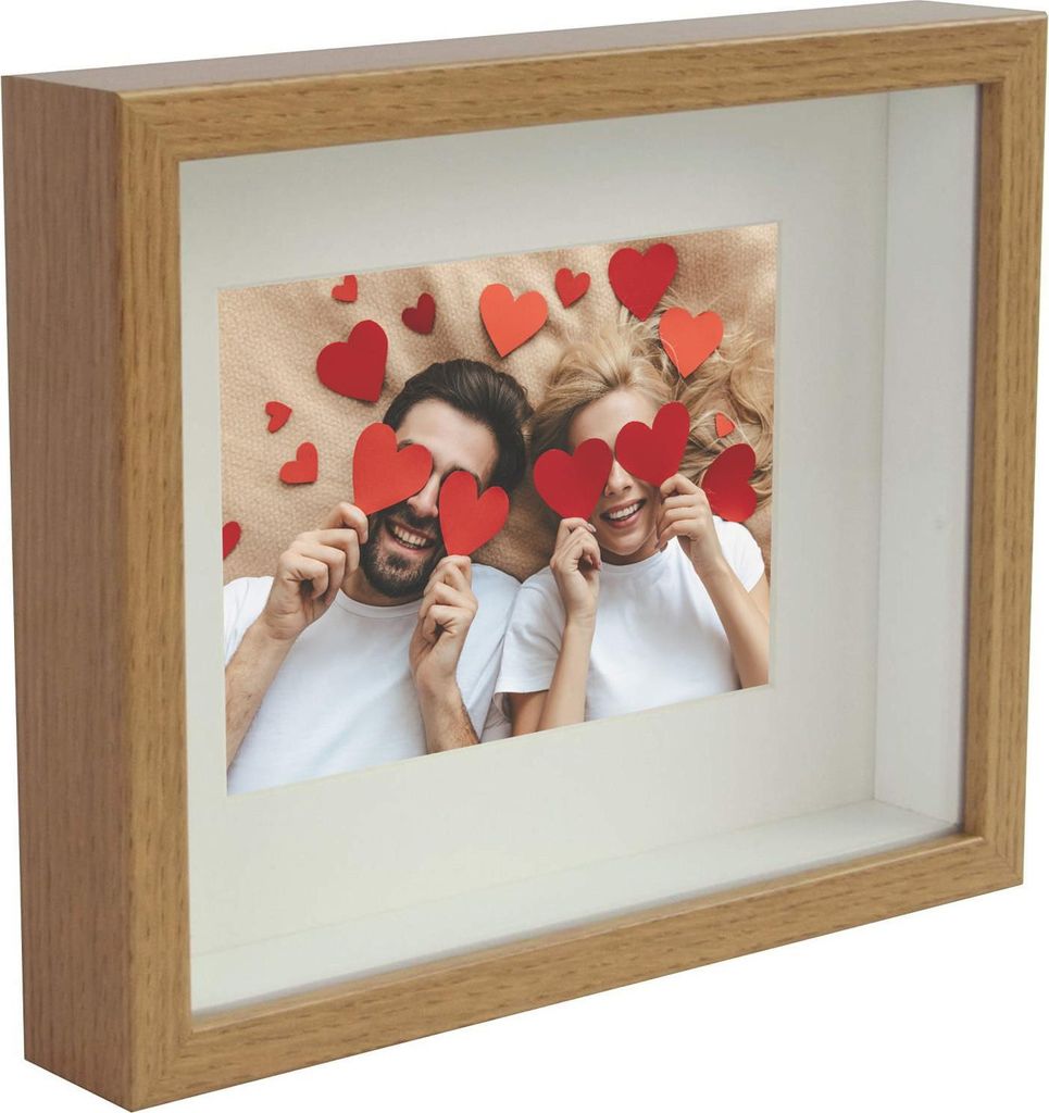 BD ART Box 3D 21x30 cm rám na predmety, štvorcový dubový Obrázok produktu 