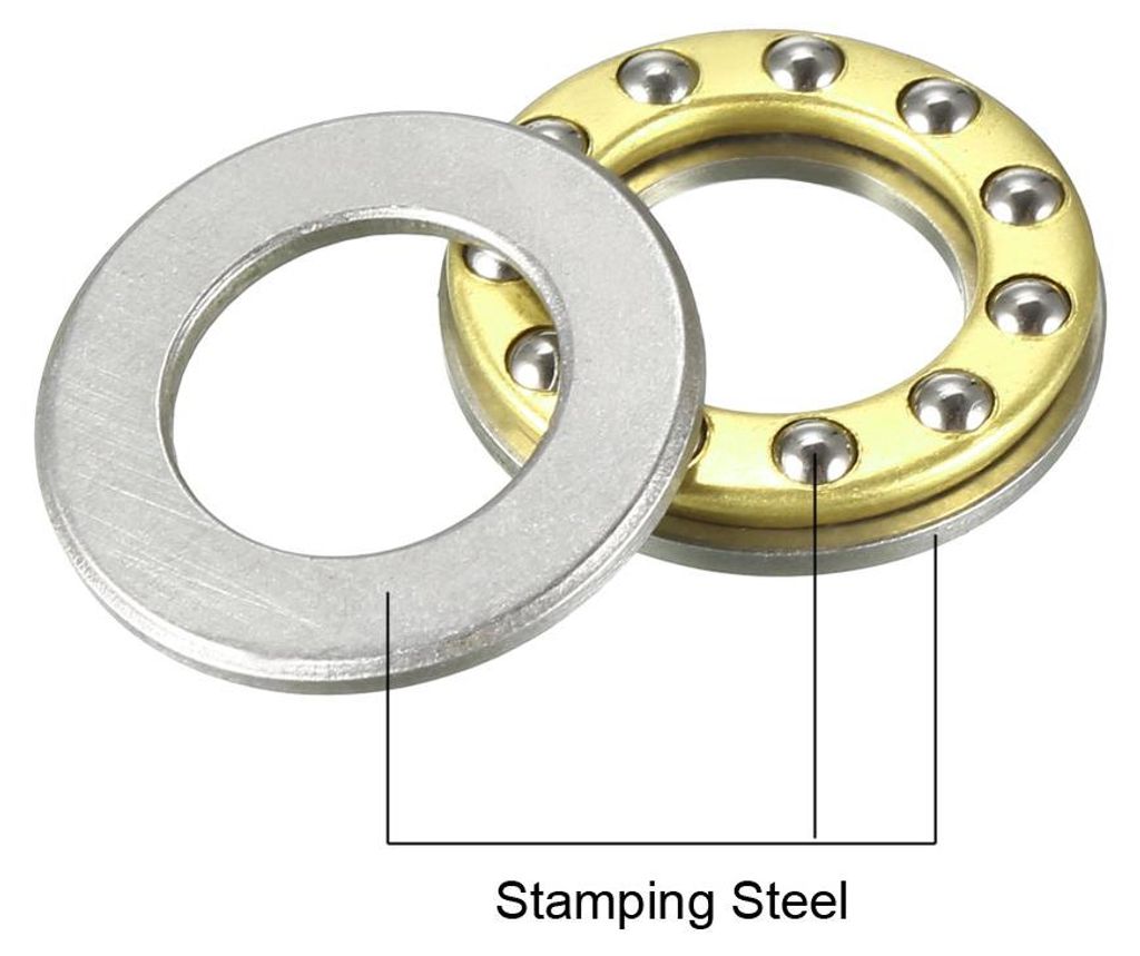 4 Stš¹ck F12-21M Axialkugellager 12 mm x 21 mm x 5 mm Chromstahl Einzelrichtung