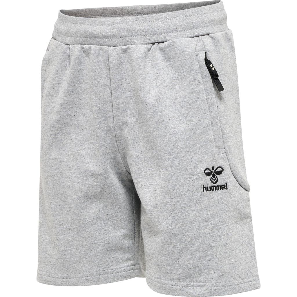 hummel hmlMOVE GRID Baumwolle SHORTS KIDS - GREY MELANGE - 140