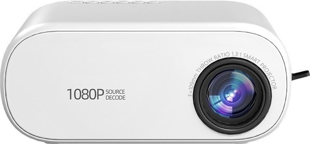 Q10H Tragbarer Beamer, LED-High-Definition-Projektor, 1280 x 720 Auflösung