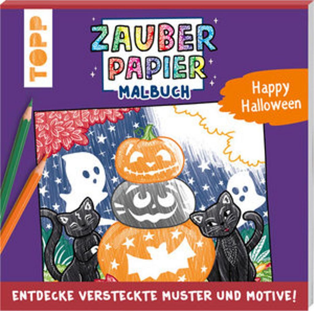 Zauberpapier Malbuch Happy Halloween Image du produit 