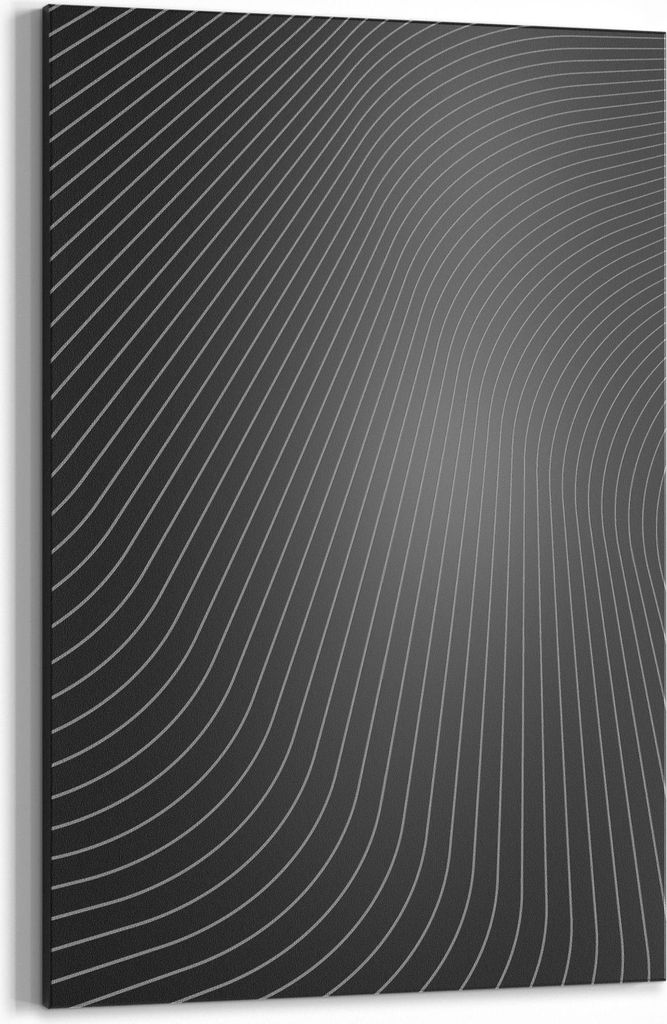 DEQORI Kreidetafel 40x60 cm 'Fließendes Streifenmuster' Tafel Wandtafel Schreibtafel
