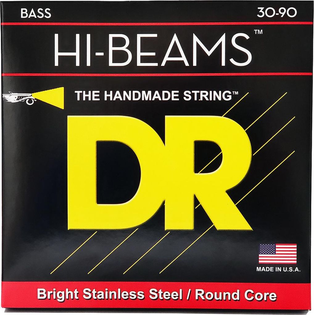 DR Hi-Beams Edelstahl-Rundkernsaiten 30-90 XLR-30