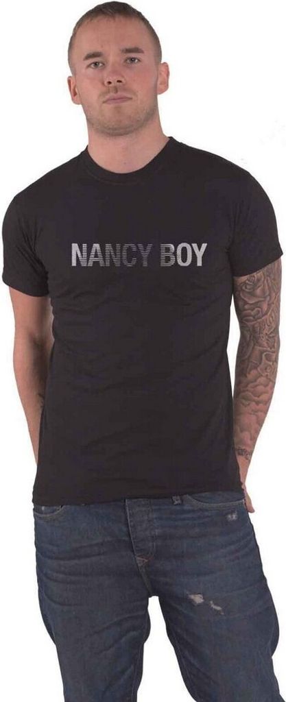 Placebo - "Nancy Boy" T-Shirt für Herren/Damen Uni RO5932 (M) (Schwarz)