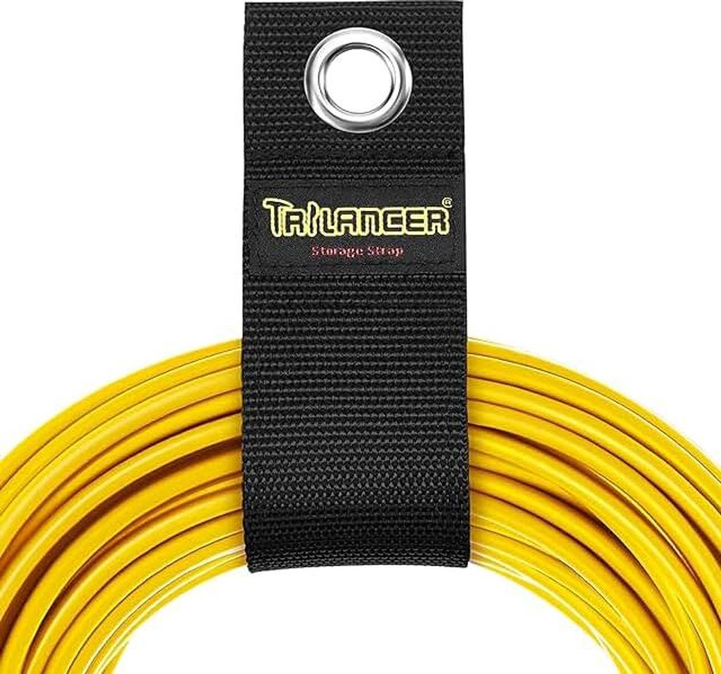 Trilancer Kabel Organizer Kabelriemen, Hochleistungs-Aufbewahrungsgurte, Verstellbare Kabelhalter Kabelbinder für Verlängerungskabel, Schläuche,...