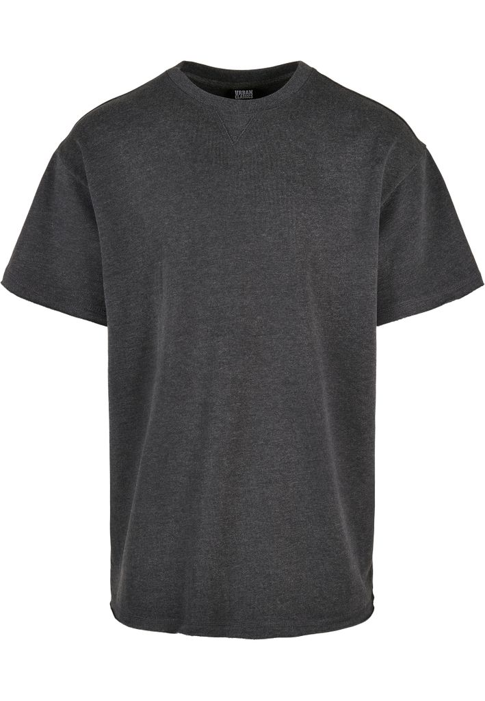 Urban Classics TB2709 | Herringbone Terry Tee Herren T-Shirt - Farbe: Charcoal - Größe: S