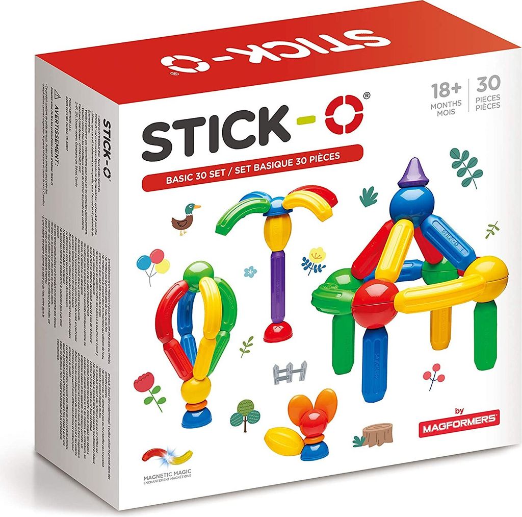 MagFormers Stick-o Basic 30 Stück Set